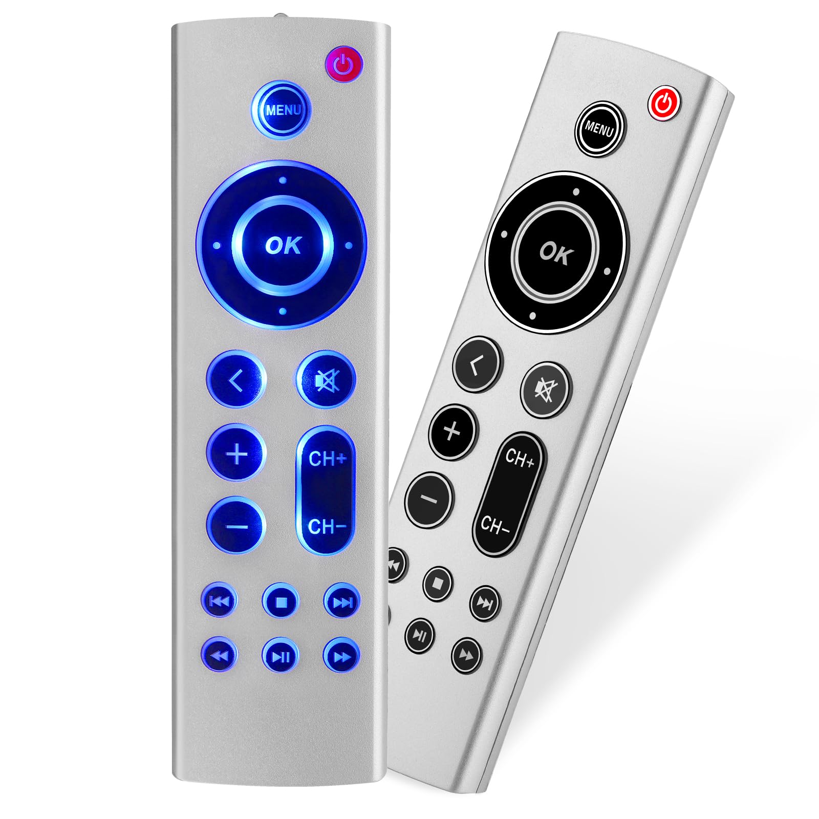 Amazon | (2個パック) ユニバーサル交換用リモコン Apple TV 4K/Gen 1